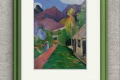 Strada di montagna a tahiti - Gaugain